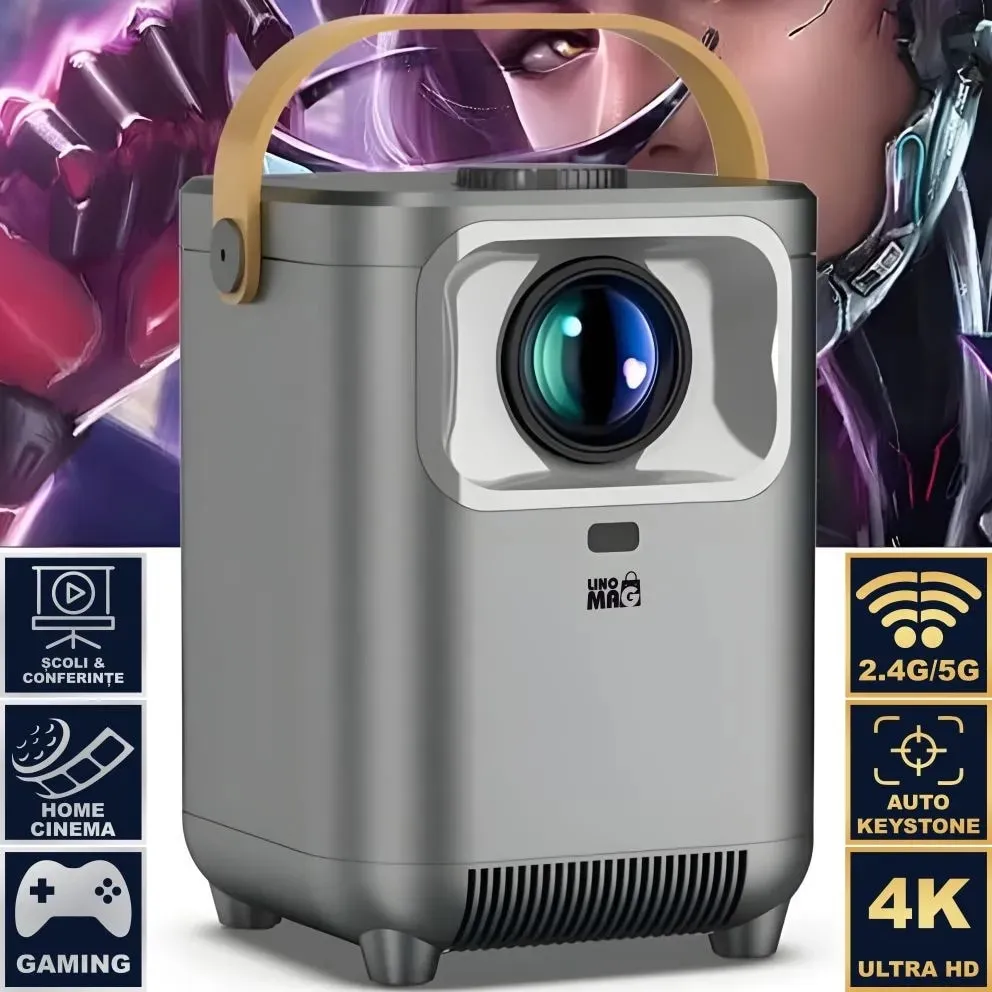 VideoProiector Smart Portabil 4K UHD