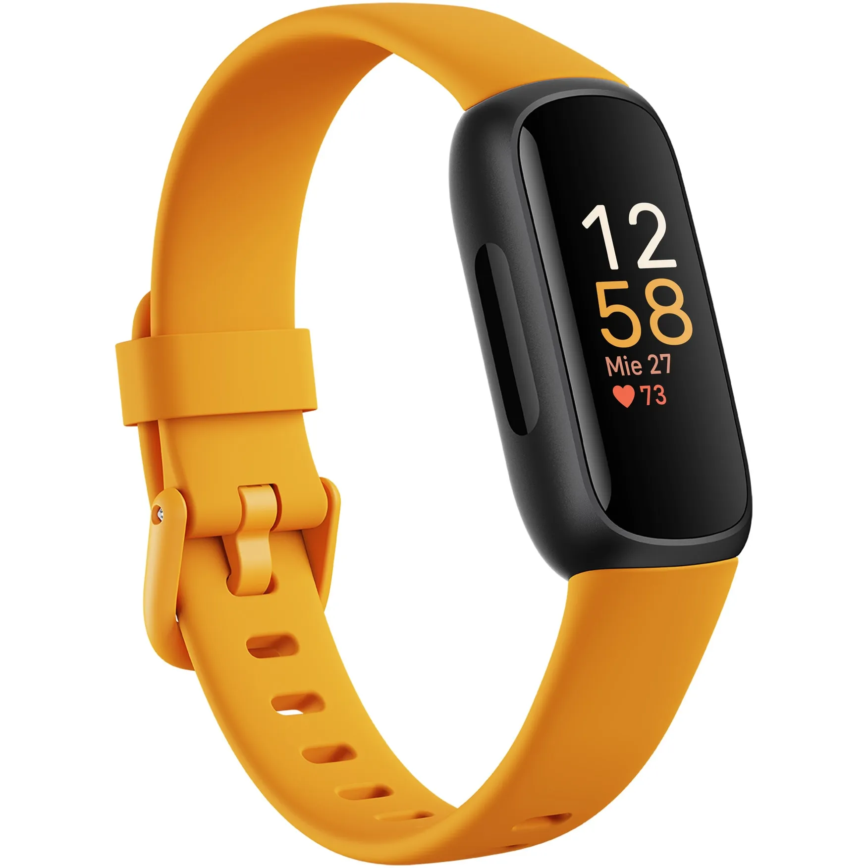 Bratara fitness Fitbit Inspire 3 Morning Glow/Black