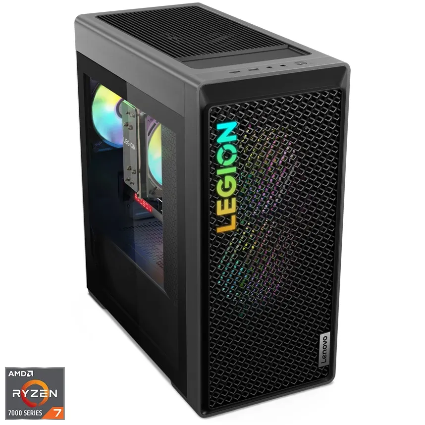 Sistem Gaming Lenovo Legion T5 26ARA8 cu procesor AMD Ryzen™ 7 7700X pana la 5.40 GHz Sistem Gaming Lenovo Legion T5 26ARA8 cu procesor AMD Ryzen™ 7 7700X pana la 5.40 GHz