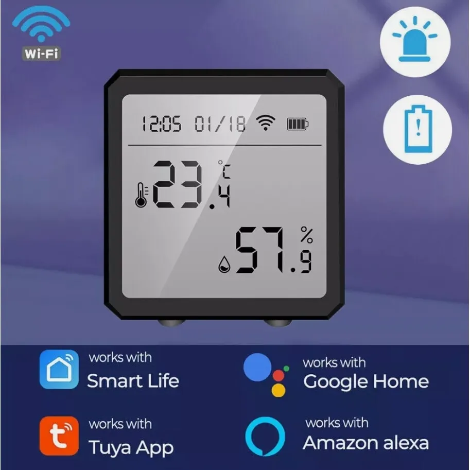 Termometru/Higrometru smart Charmorah