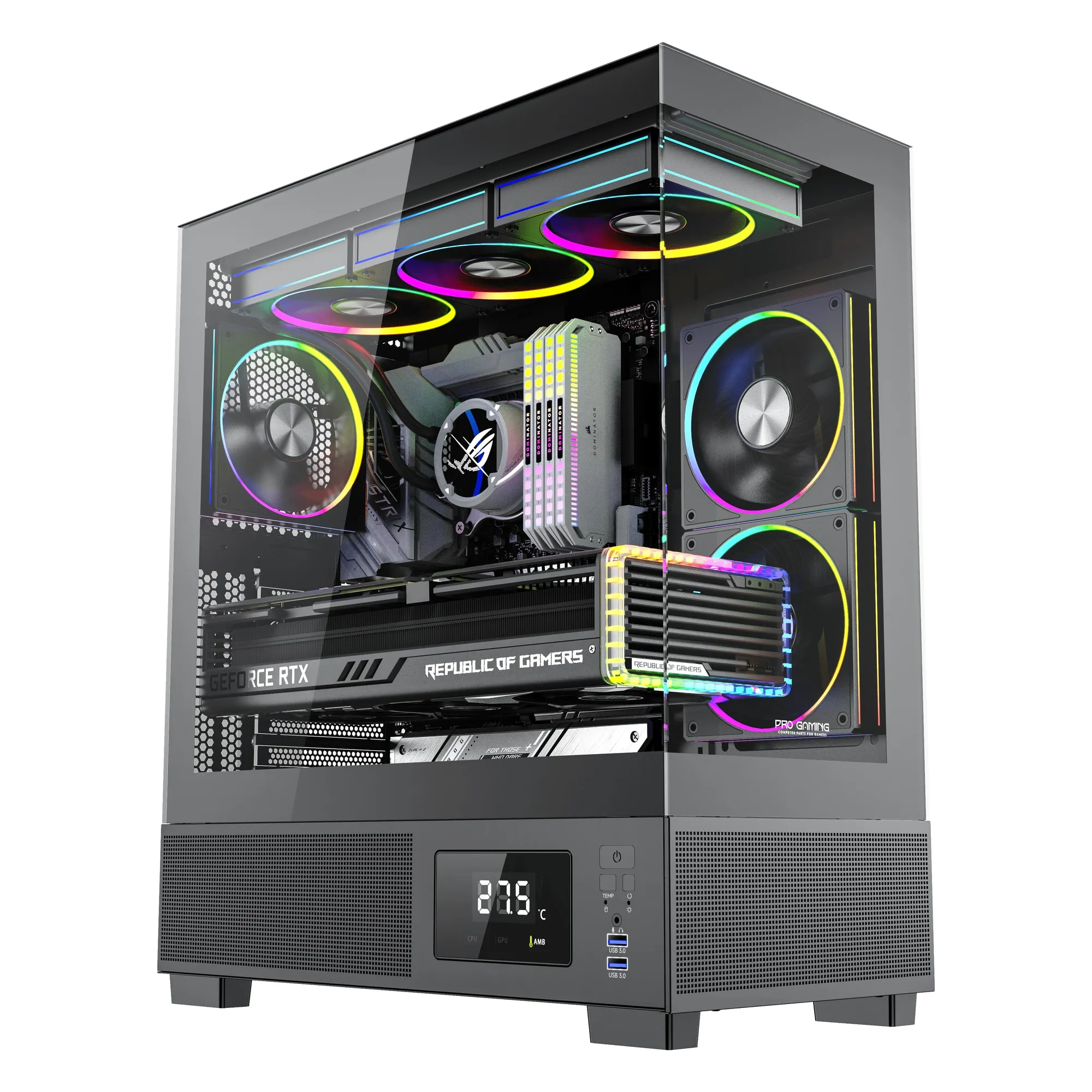 Carcasa Pro Gaming KIAN BLACK Carcasa Pro Gaming KIAN BLACK