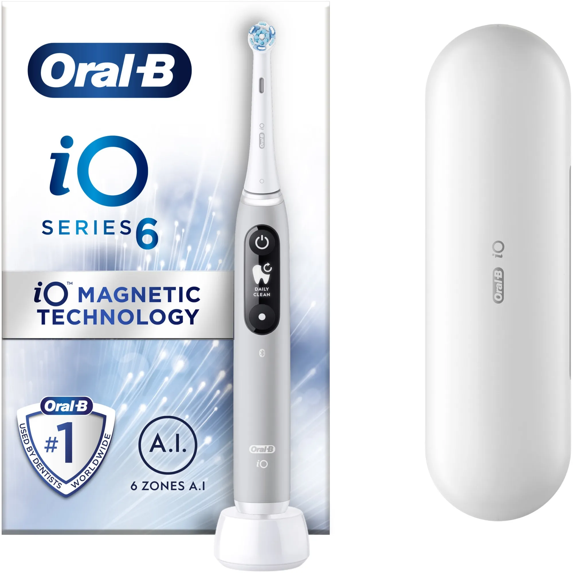Periuta de dinti electrica Oral-B iO6 cu tehnologie magnetica si micro-vibratii